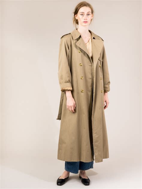 vintage burberry trench pendleton aloha pea coat|Burberry wool trench coat.